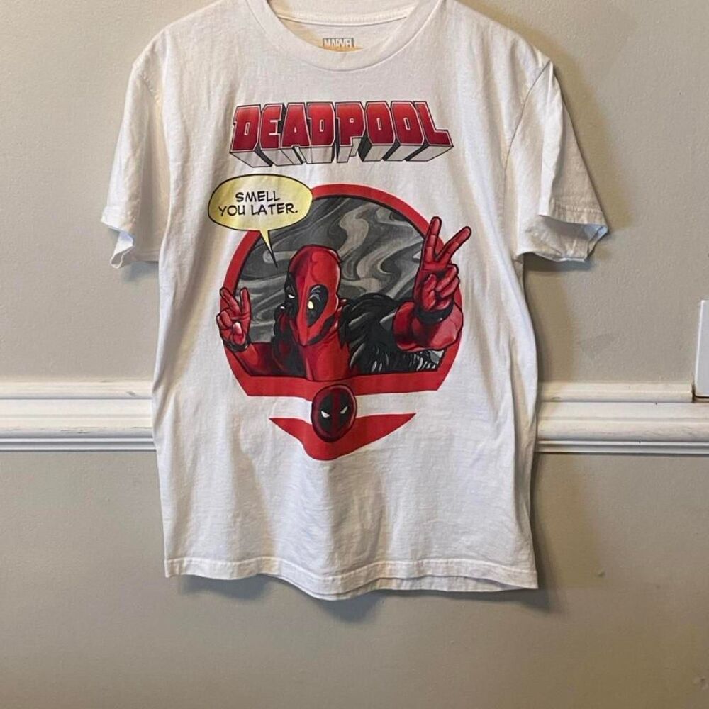 Marvel Men's White T-shirt